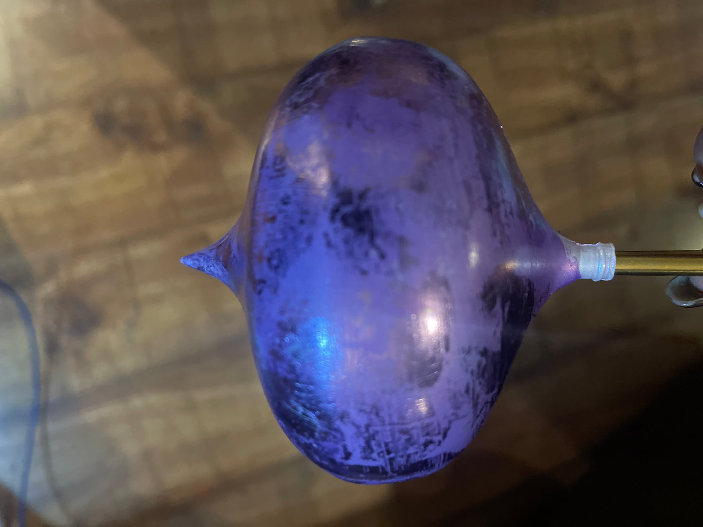 Hydro dip bauble/ornament -no epoxy sealed with gloss sealer