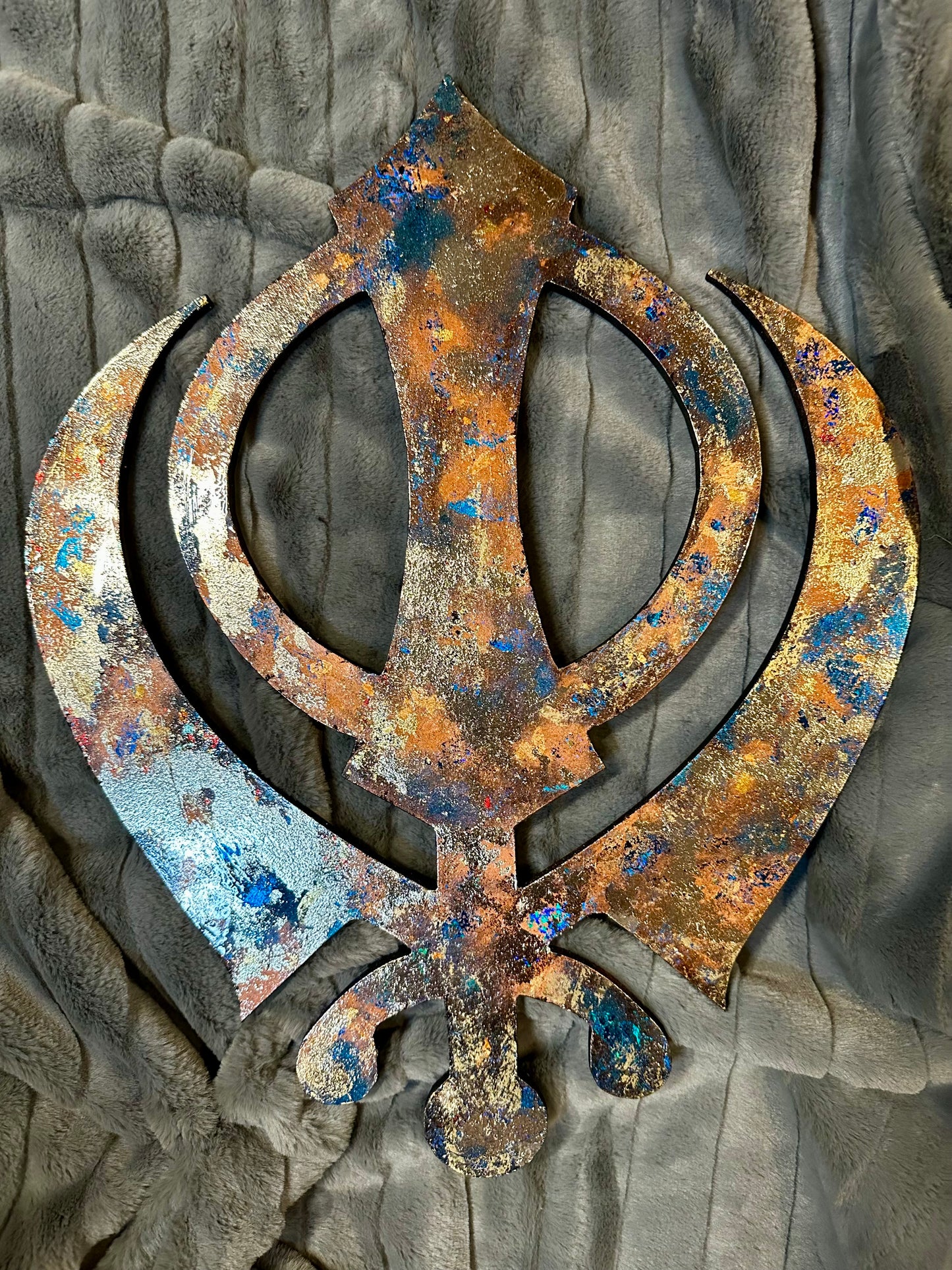 Custom Khanda (sikh religion sign)