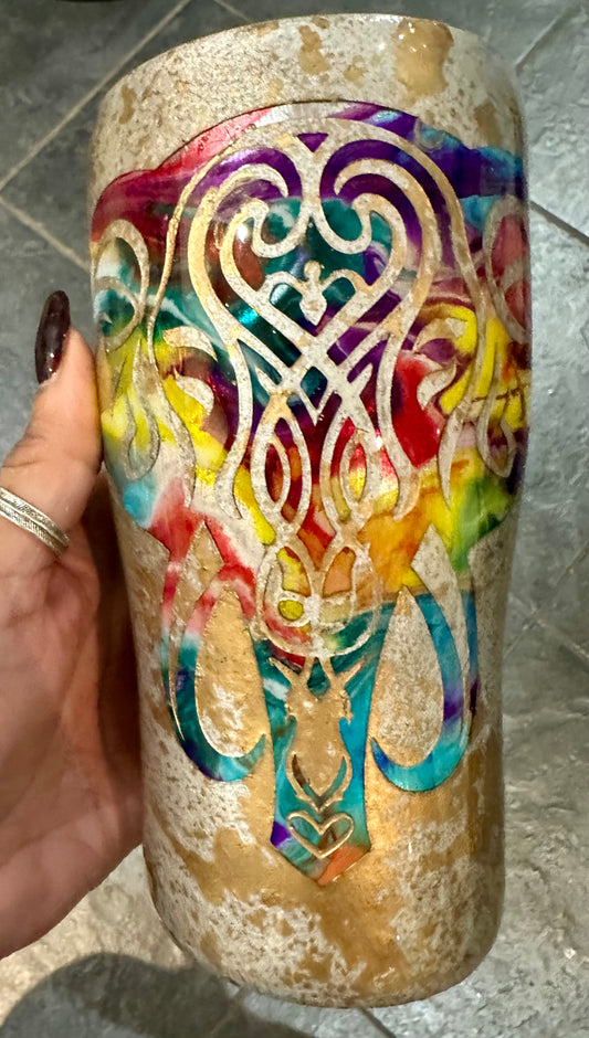 Waffle - 20oz elephant peekaboo