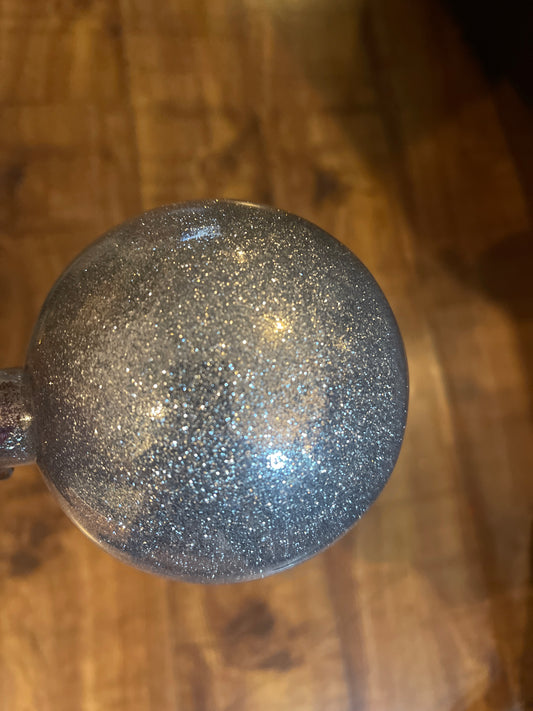 Hydro dip bauble/ornament -no epoxy sealed with gloss sealer