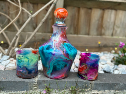 Leanne W - Waffle 1 - Decanter & Glasses