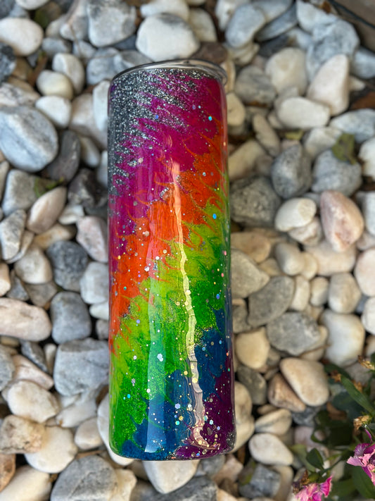 28 - Margaret D -Waffle 6 - 30oz Neon Boujee