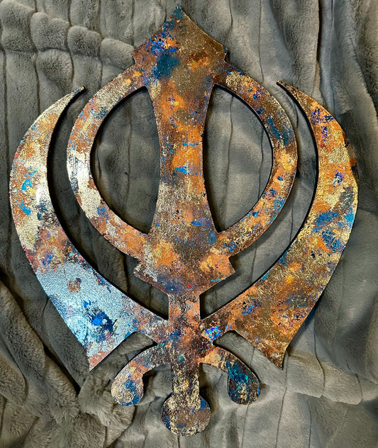 Custom Khanda (sikh religion sign)